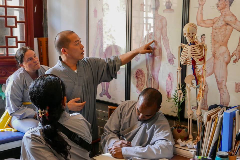 Dr Yanmian teaching Acupuncture Class