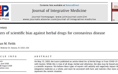 Dr. Fields published by NIH about Herbal Medicine