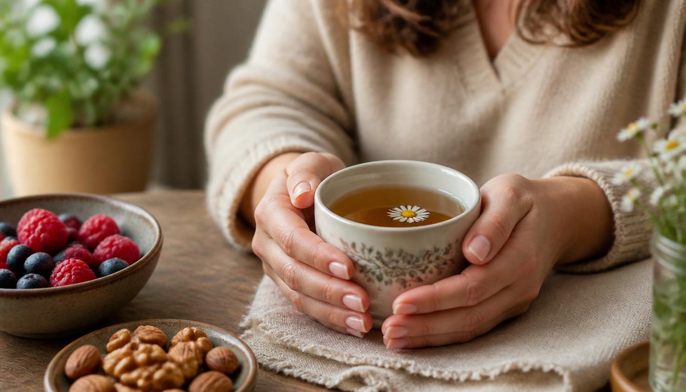 Nutrient-rich foods and botanicals for menopause and hormonal balance